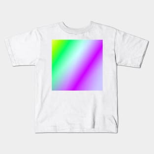 blue green pink texture art Kids T-Shirt